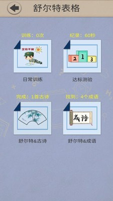 舒尔特背唐诗软件