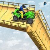 巨型坡道汽车跳跃特技3D